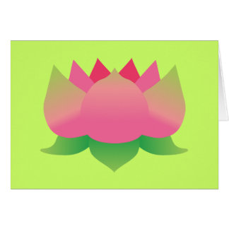 Pink Lotus Flower Cards
