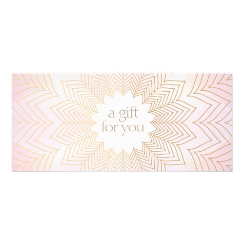 Pink Lotus Flower  Gift Certificate