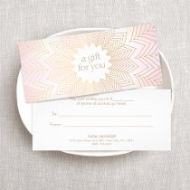 Pink Lotus Flower  Gift Certificate