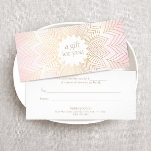 Pink Lotus Flower Gift Certificate