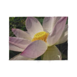 Pink Lotus Flower III Summer Floral Fleece Blanket