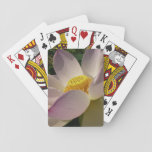 Pink Lotus Flower III Summer Floral Poker Cards