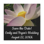 Pink Lotus Flower III Summer Floral Save the Date