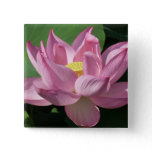 Pink Lotus Flower IV Button