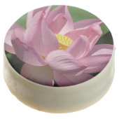 Pink Lotus Flower IV Chocolate Covered Oreo (Angled)