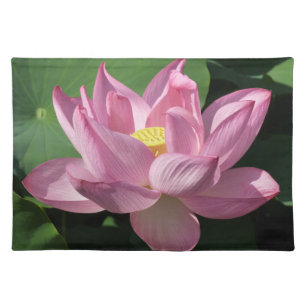 Pink Lotus Flower IV Cloth Placemat