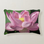 Pink Lotus Flower IV Decorative Pillow