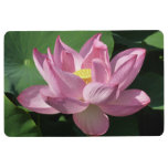 Pink Lotus Flower IV Floor Mat