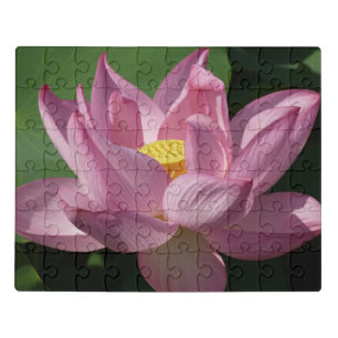 Pink Lotus Flower IV Jigsaw Puzzle