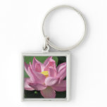 Pink Lotus Flower IV Keychain