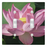 Pink Lotus Flower IV Light Switch Cover