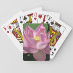 Pink Lotus Flower IV Playing Cards