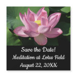 Pink Lotus Flower IV Save the Date