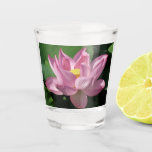 Pink Lotus Flower IV Shot Glass