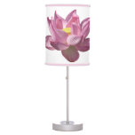 Pink Lotus Flower IV Table Lamp