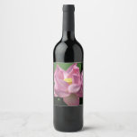 Pink Lotus Flower IV Wine Label