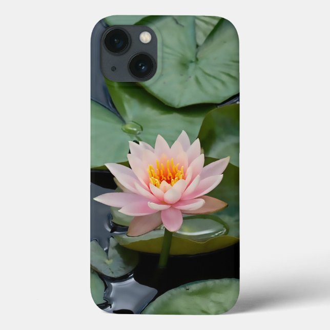 Pink Lotus Flower Zen Garden  Case-Mate iPhone Case (Back)