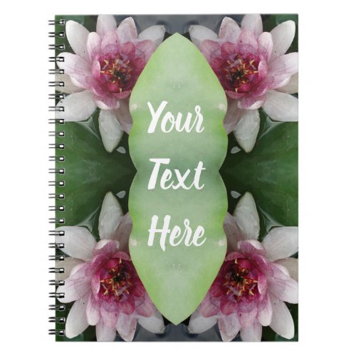 Pink Lotus Flowers  Notebook