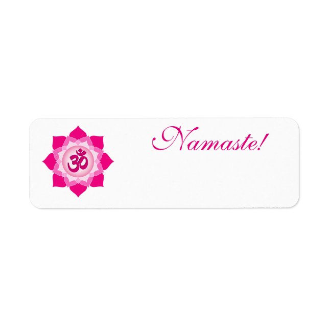 Pink lotus label (Front)