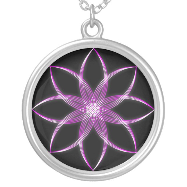 Pink Lotus Necklace (Front)
