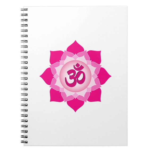 Pink lotus notebook (Front)