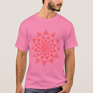 pink lotus on pink T-Shirt