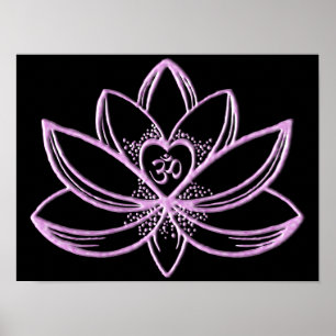 Pink Lotus Poster