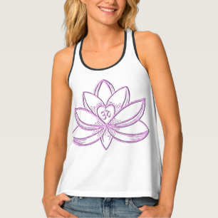 Pink Lotus  Tank Top