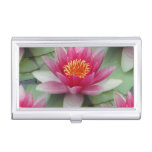 Pink Lotus Water Lily Business Card Case