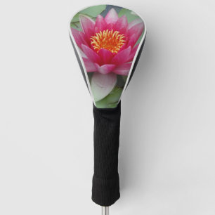 Pink Lotus Water Lily Golf Head Cover