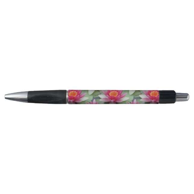 Pink Lotus Water Lily Pen (Front)