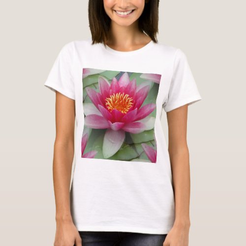 Pink Lotus Water Lily T_Shirt