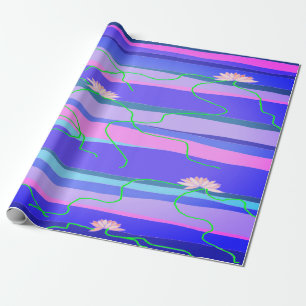 Pink Lotus Wrapping Paper
