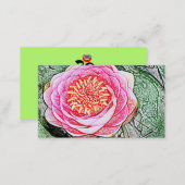 Pink Lotus - Yoga Business Cards (Front/Back)