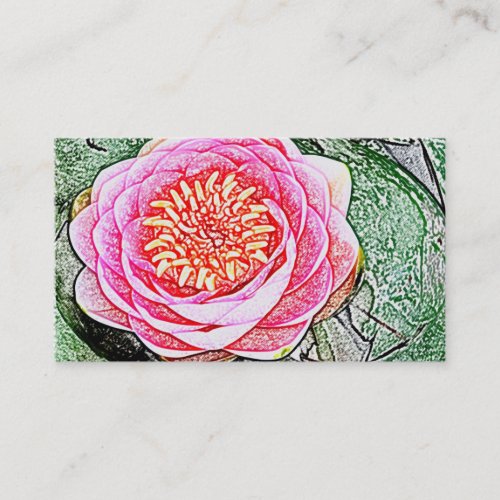 Pink Lotus - Yoga Business Cards
