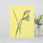 Pink Lotus Zen flower Buddhist Art (Standing Front)