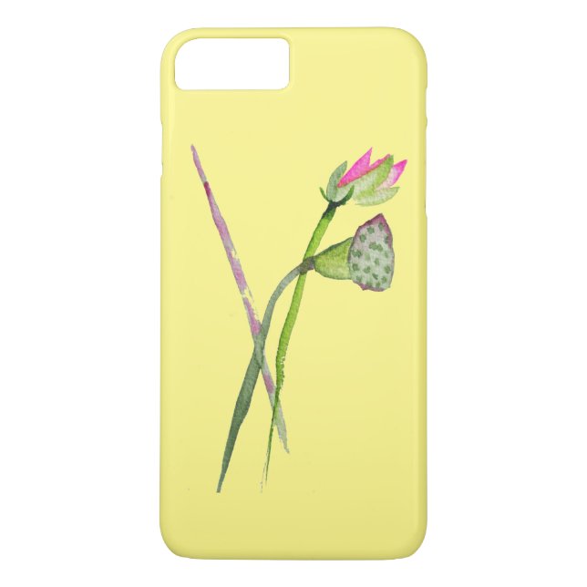 Pink Lotus Zen flower Buddhist Art Case-Mate iPhone Case (Back)