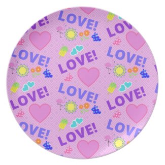 Pink Love - 80s Rock Plate