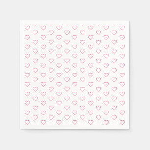Pink Love - Add your favorite colors - Hearts Napkins