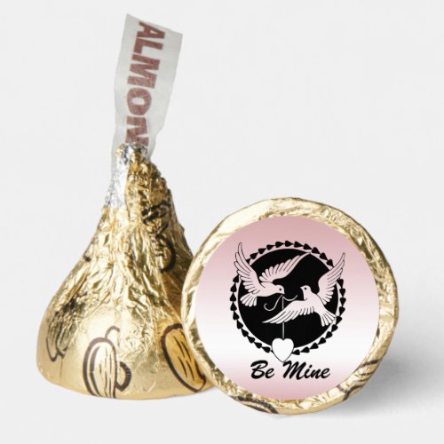 Pink Love Birds Valentine Hersheys Kisses