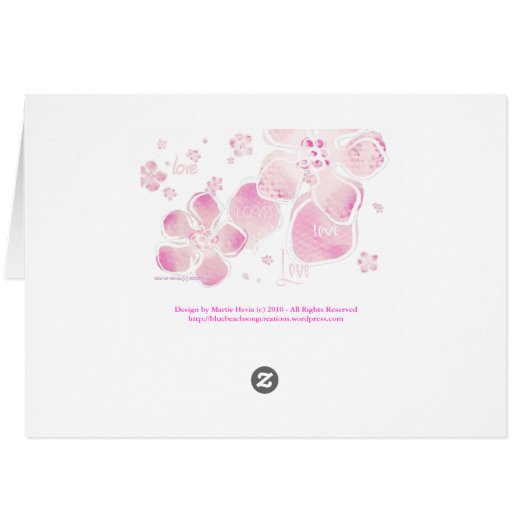 Pink Love Blossoms (Back Horizontal)