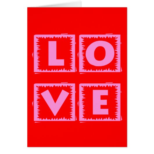 Pink Love Box Cards (Front)