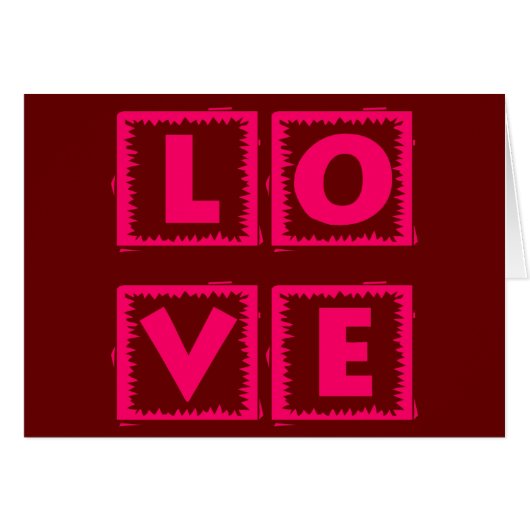 Pink Love Box Cards (Front Horizontal)