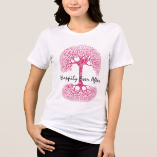 Pink Love Brids Happily Ever After Bride Tee