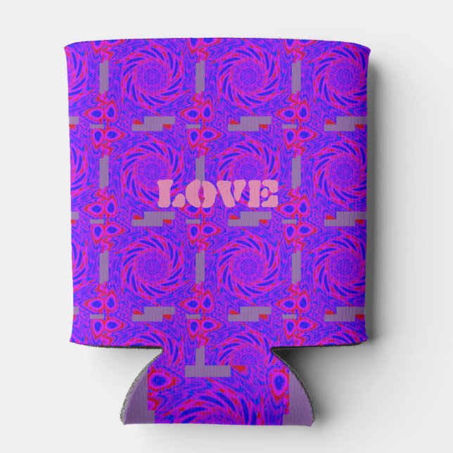 Pink-LOVE Can Cooler (Back)