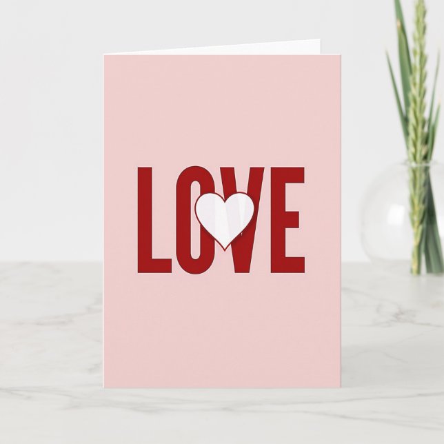 Pink Love Card (Front)