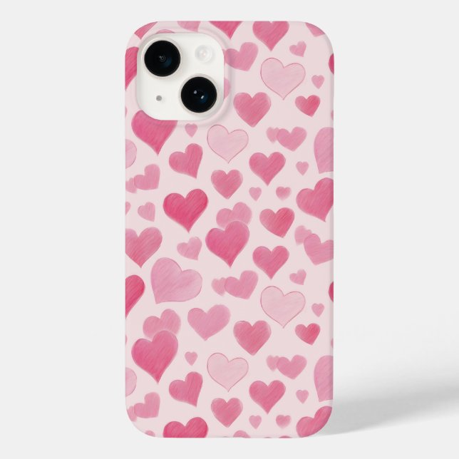 Pink Love Case-Mate iPhone Case (Back)