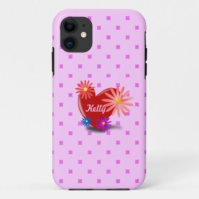 Pink Love Case-Mate iPhone Case (Back)
