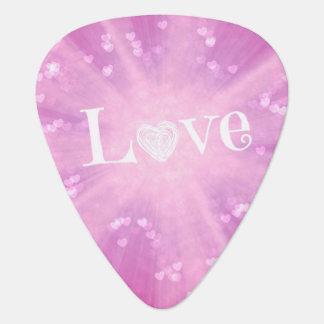 Pink Love Guitar Pick