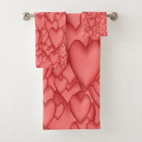 Pink Love Hearts Decorative